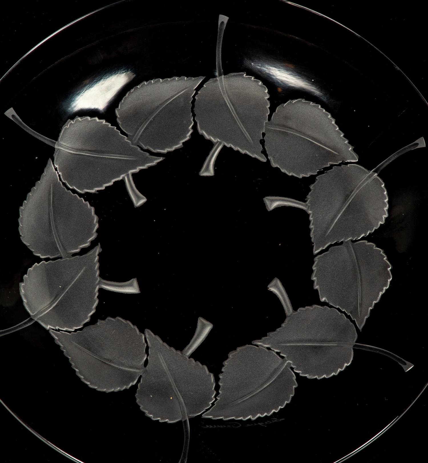 Twelve Lalique Rolleboise Plates
