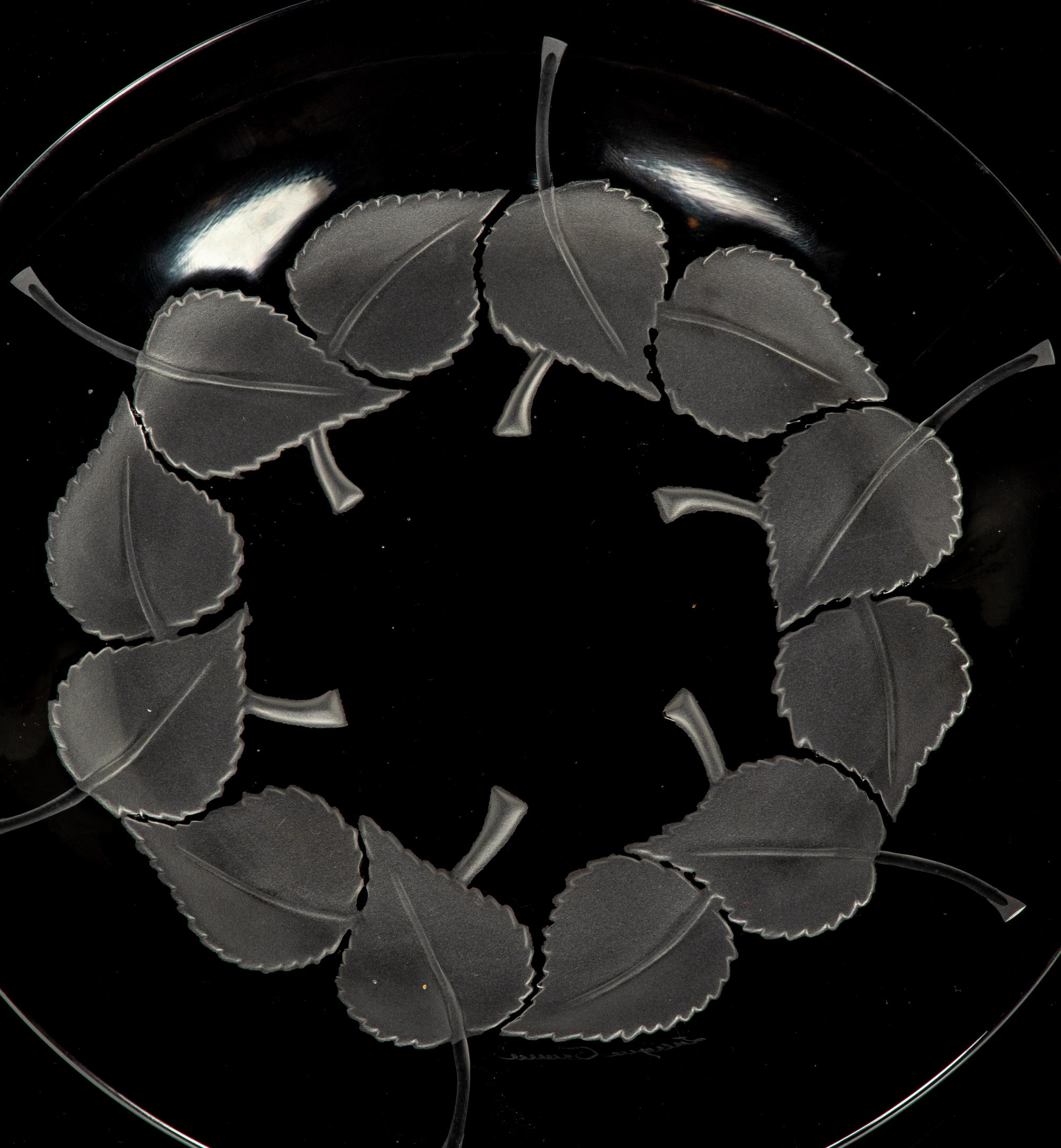 Twelve Lalique Rolleboise Plates