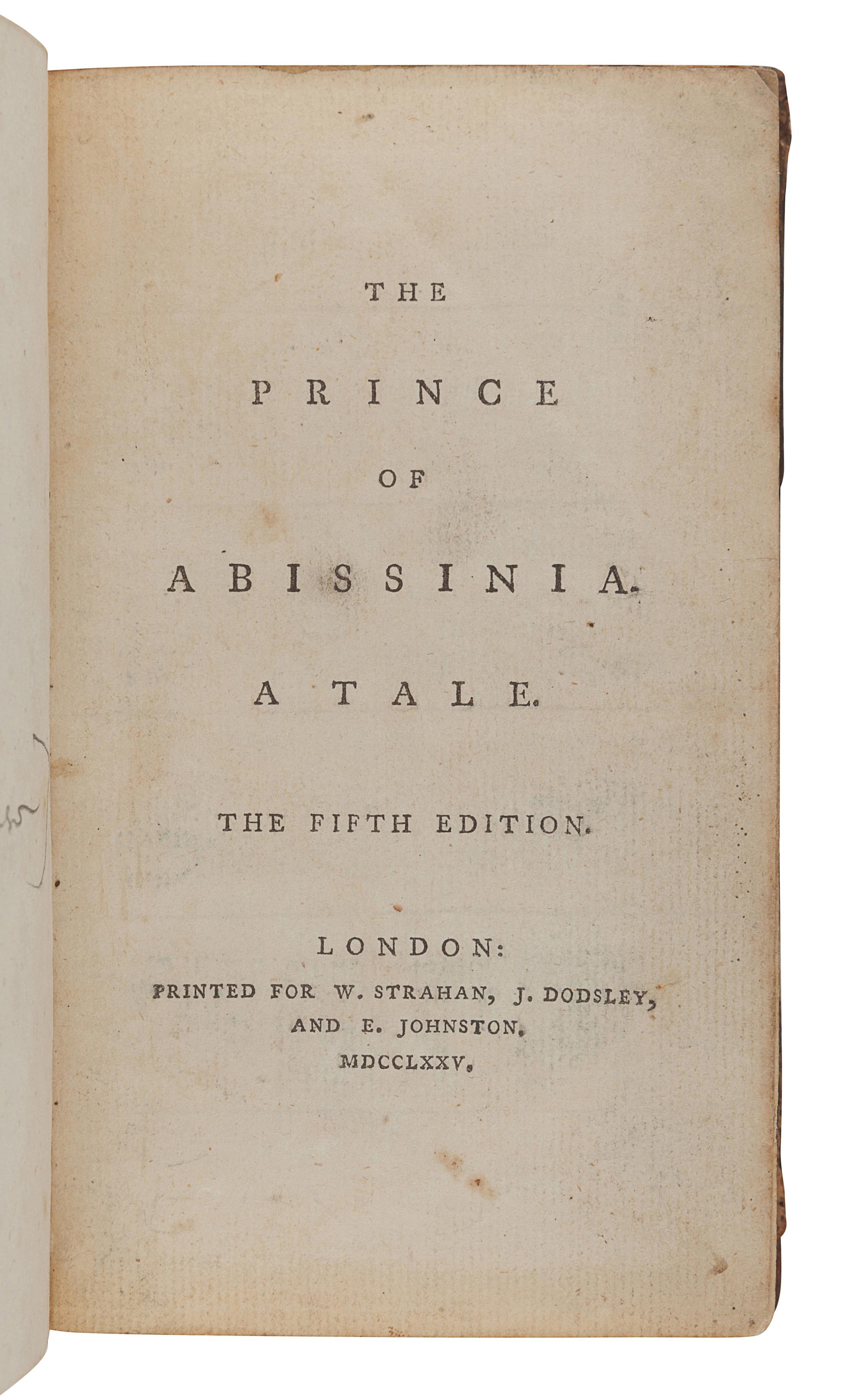 [ENGLISH LITERATURE & HISTORY]. A group of 6 works, comprising: