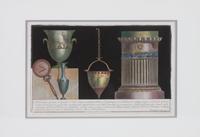 A Pair of Italian Hand-colored Engravings Each: 7 x 11 1/2 inches.
