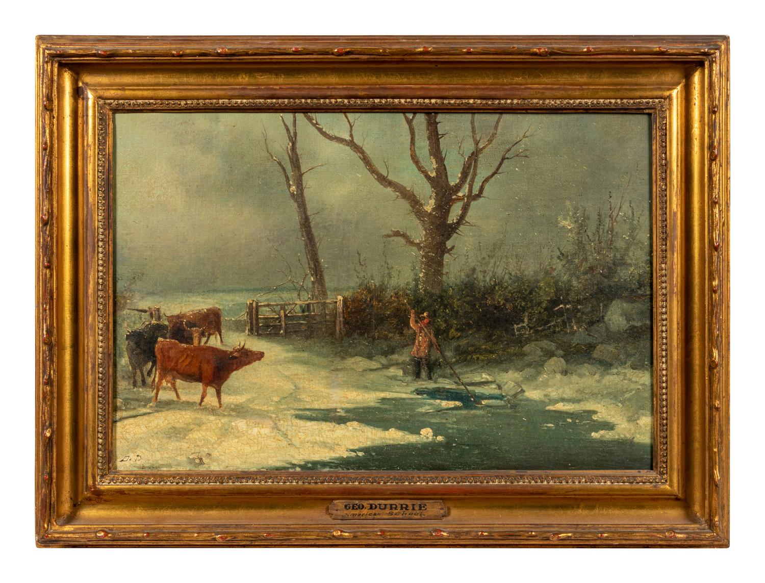 Watering the Cattle in Winter