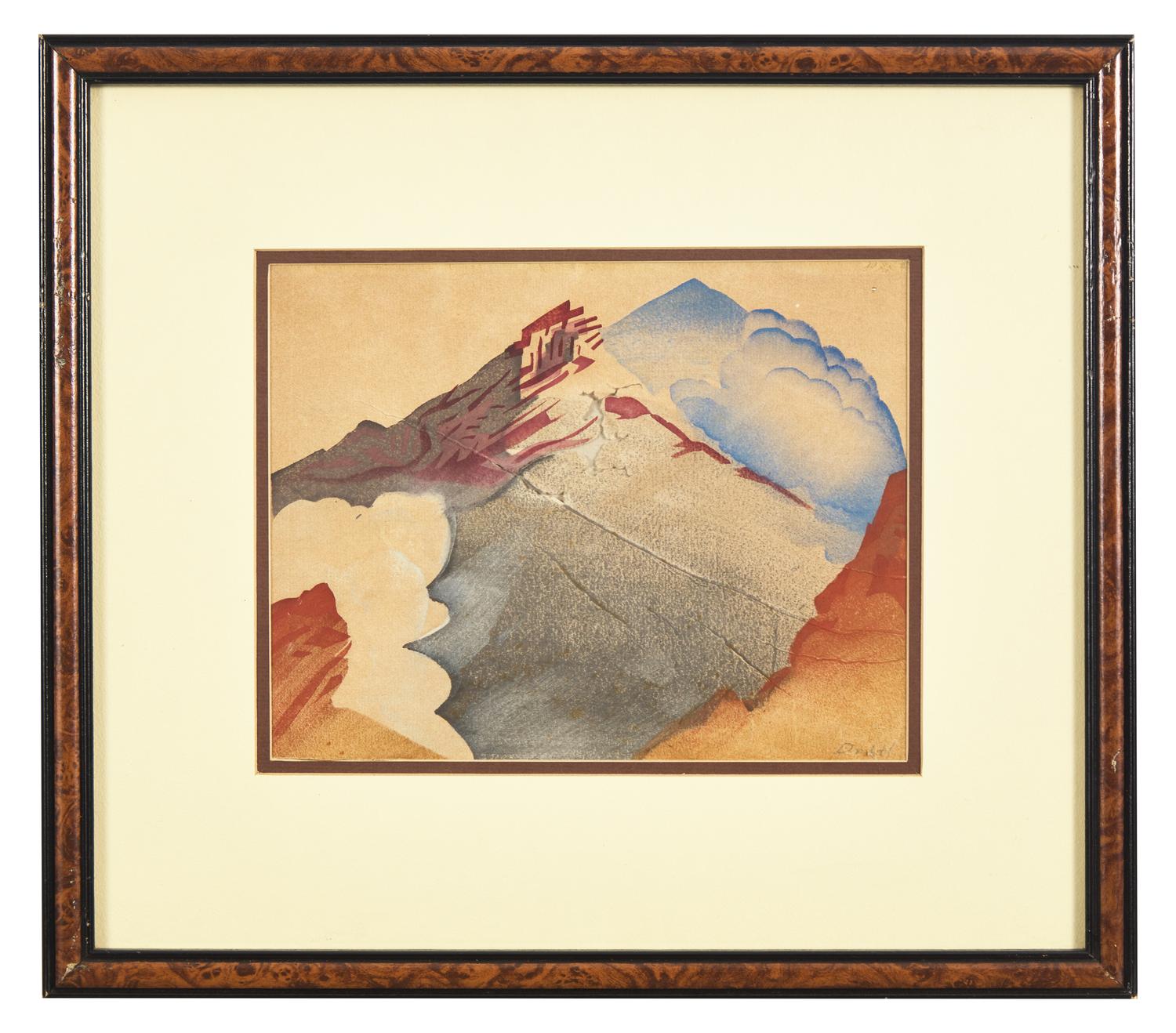 Two Works: Mountain Scene I; t ogether with Mountain Scene II (2)