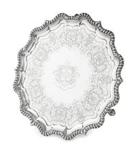 A Paul Storr Silver Tray