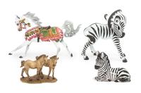 Four Ceramic Models Length of longest 12 inches. — 20TH CENTURY