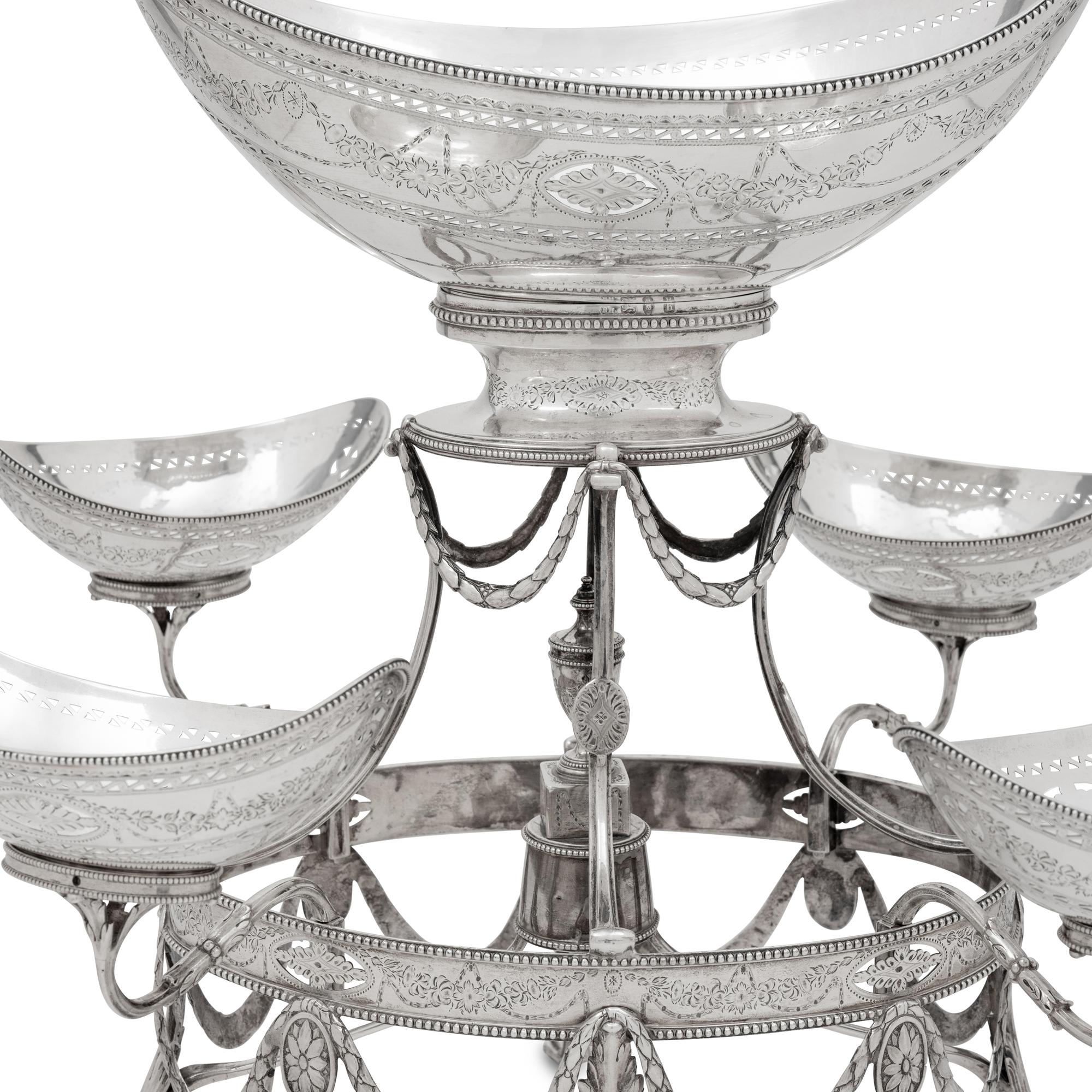 A George III Silver Epergne