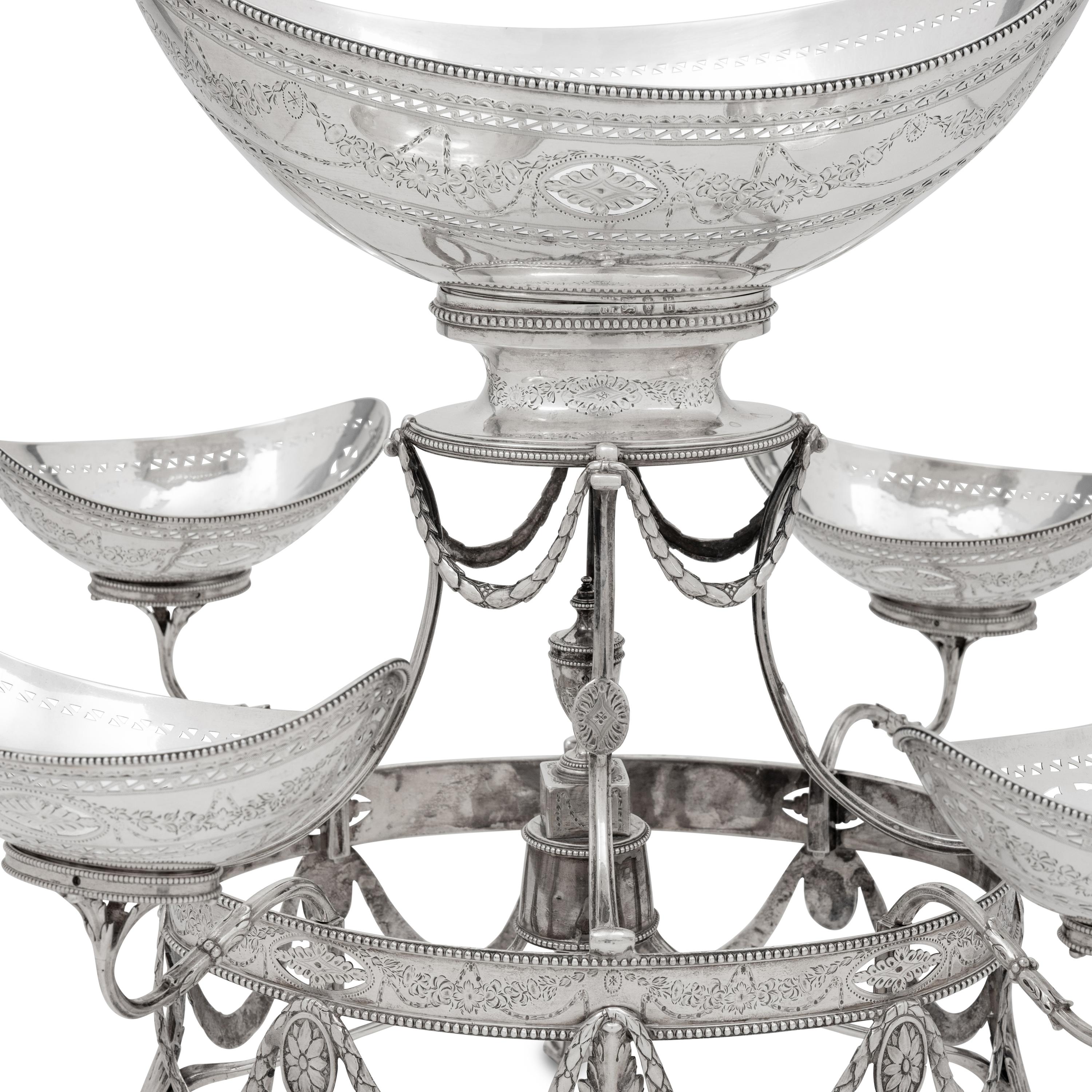 A George III Silver Epergne