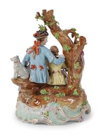 A Continental Porcelain Figural Group