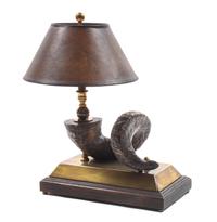 Three Western Style Table Lamps Height of tallest 42 inches