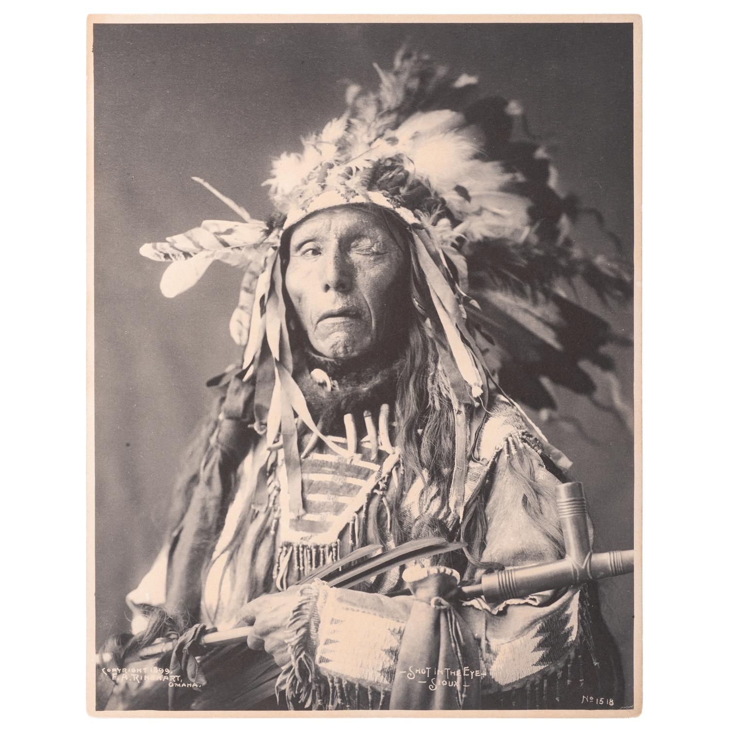 F.A. Rinehart, Three Platinum Photographs Featuring Cheyenne and Sioux Subjects