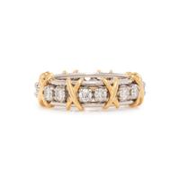 TIFFANY & CO., SCHLUMBERGER, DIAMOND 'SIXTEEN STONES' RING