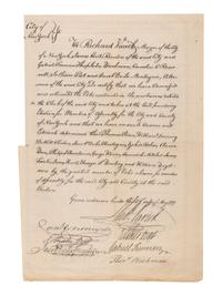 [MUSEUMS]. American Museum, Under the Patronage of the Tammany Society or Columban Order. [Process facsimile broadside, ca 1860, after New York: Thomas and James Swords, June 1791].