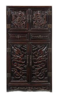 A Carved Hardwood Cabinet