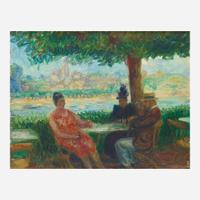 William Glackens (American, 1870–1938) Restaurant Beau Rivage à Sannois
