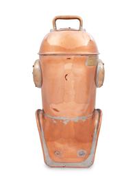 An American Copper Style 3 Divinhood-Navy Standard Diving Helmet