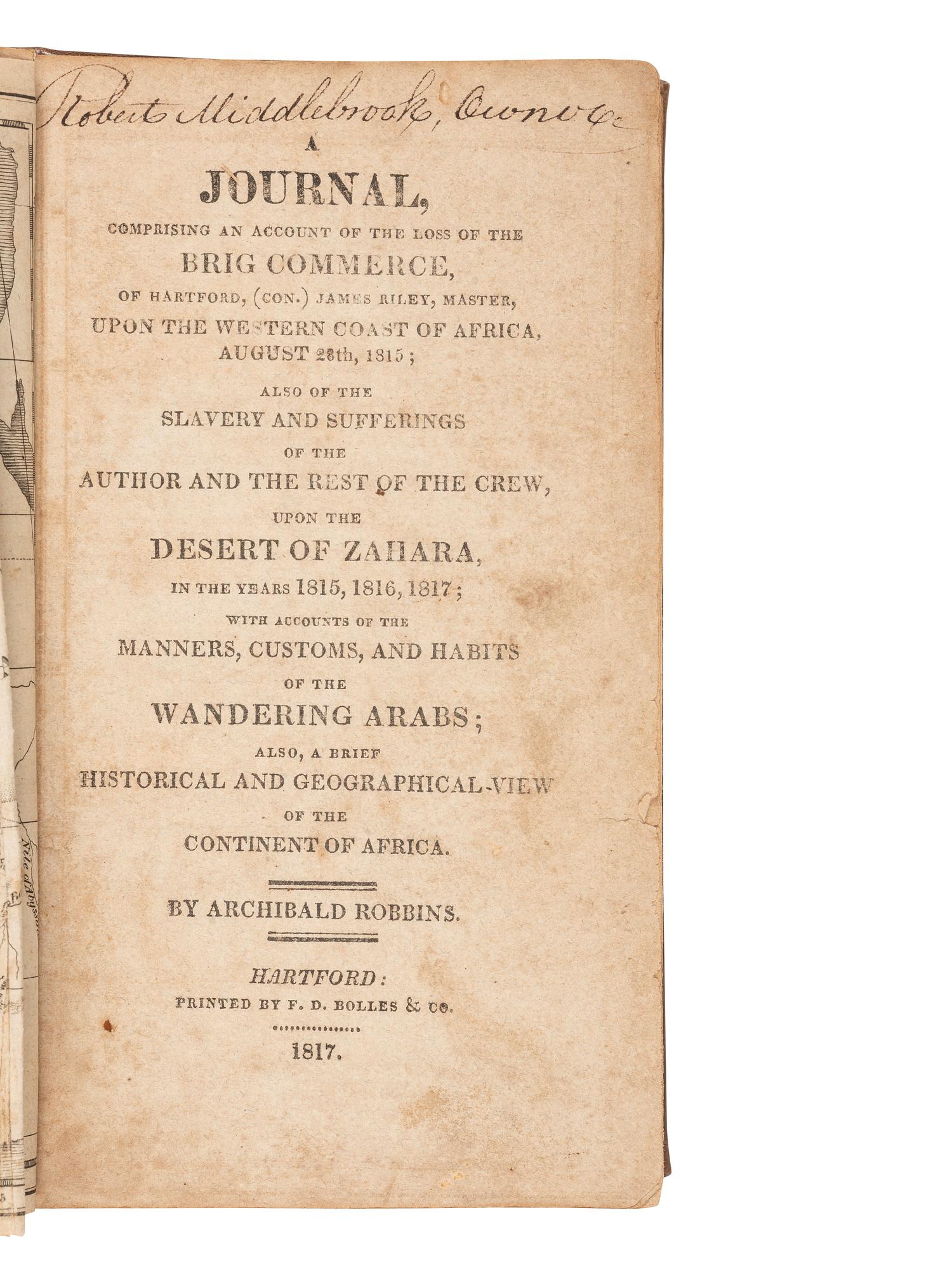 [SHIPWRECKS -- AMERICAN]. A group of 4 early 19th-century works about American shipwrecks, comprising: