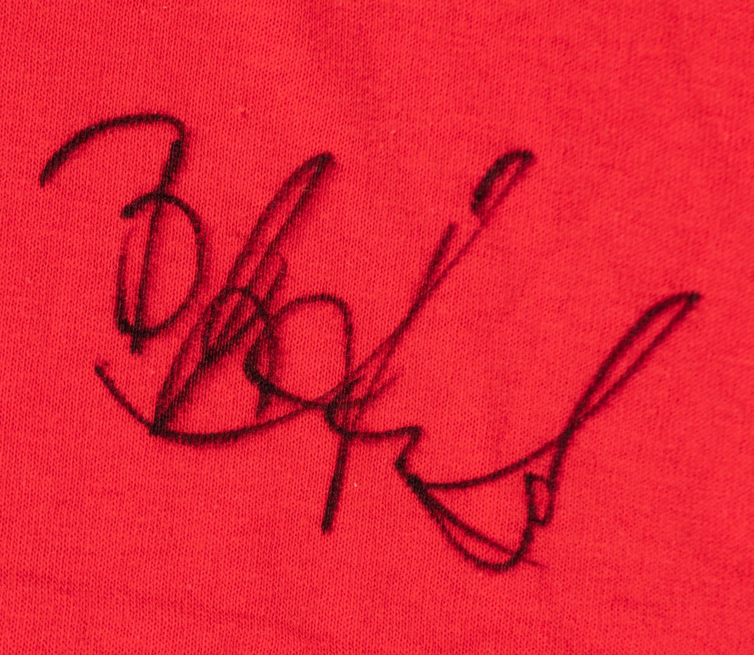A Group of Assorted Chicago Bulls Signed Autograph Vintage Shirts (Beckett Authentication Services BAS Certified),