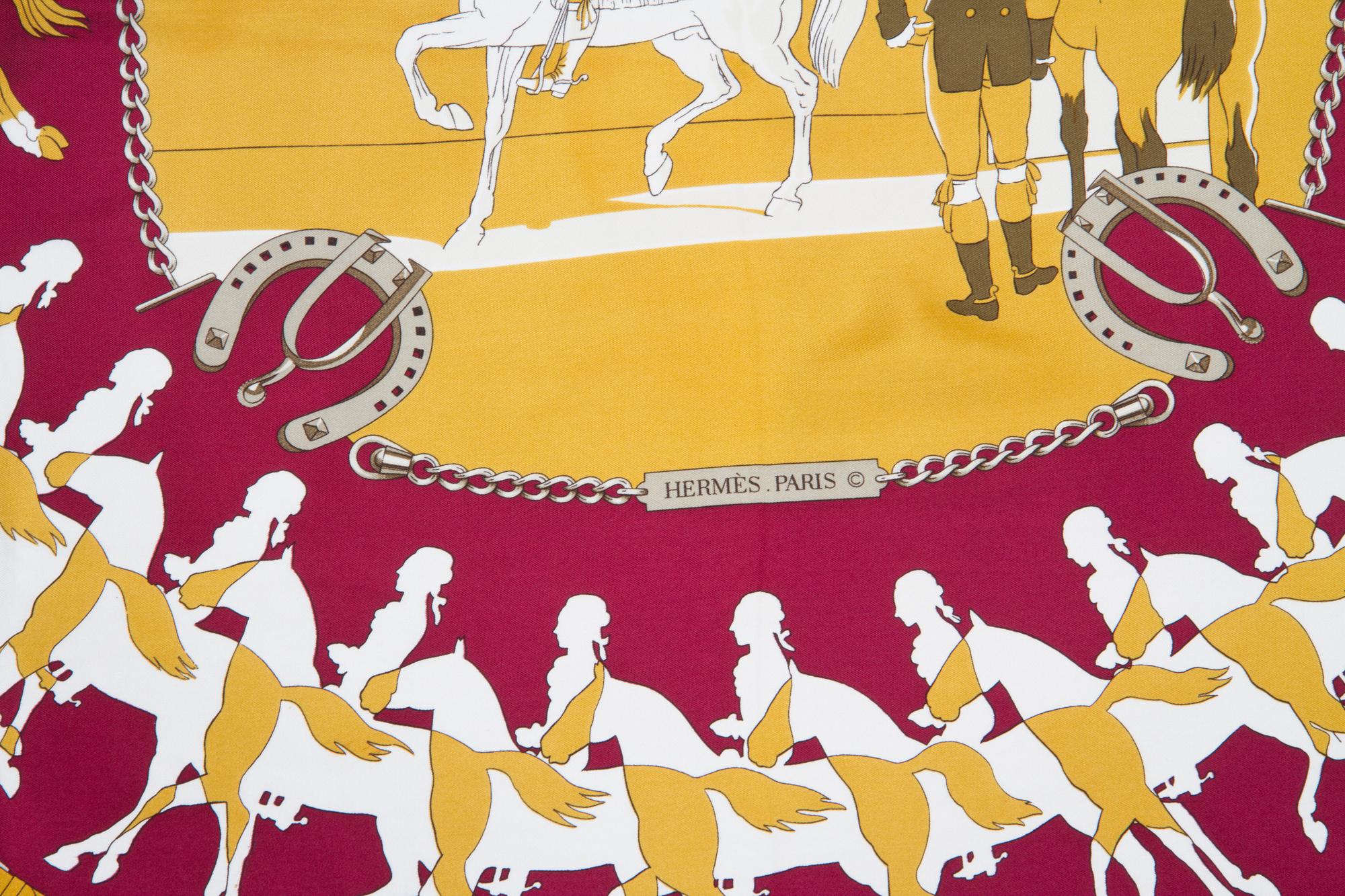 An Hermes 90cm Silk Scarf, 36" x 36".