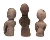 Tesuque Pottery Rain God Figures