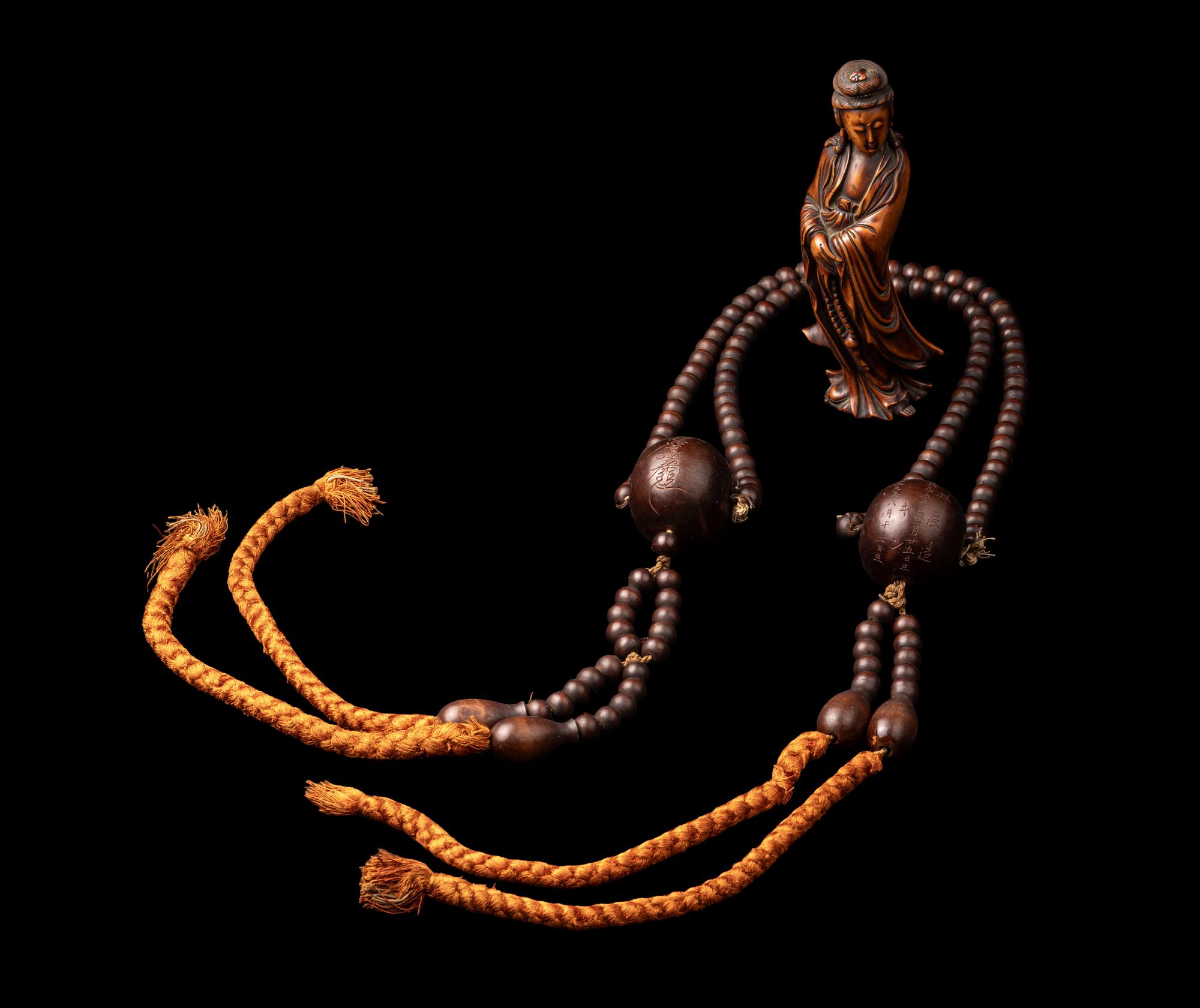 Two Japanese Wood Carvings