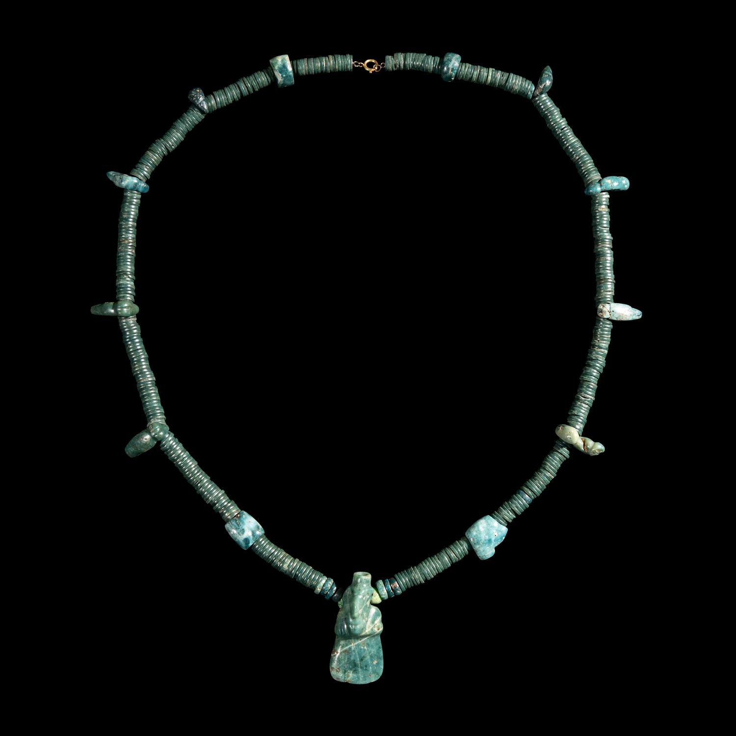 A Costa Rican Jade Necklace