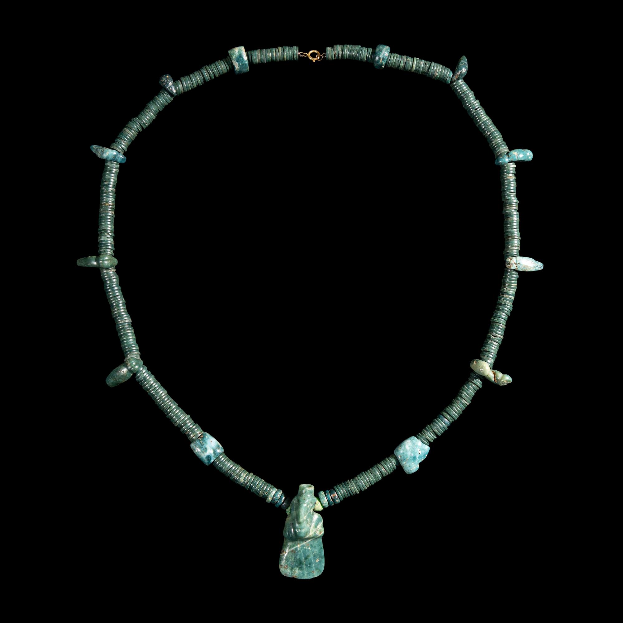 A Costa Rican Jade Necklace