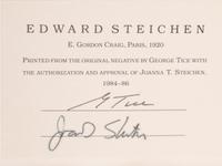 A group of seven photographs (from Harmonic Measure printed by George Tice with labels signed by George Tice and Joanna Steichen)
