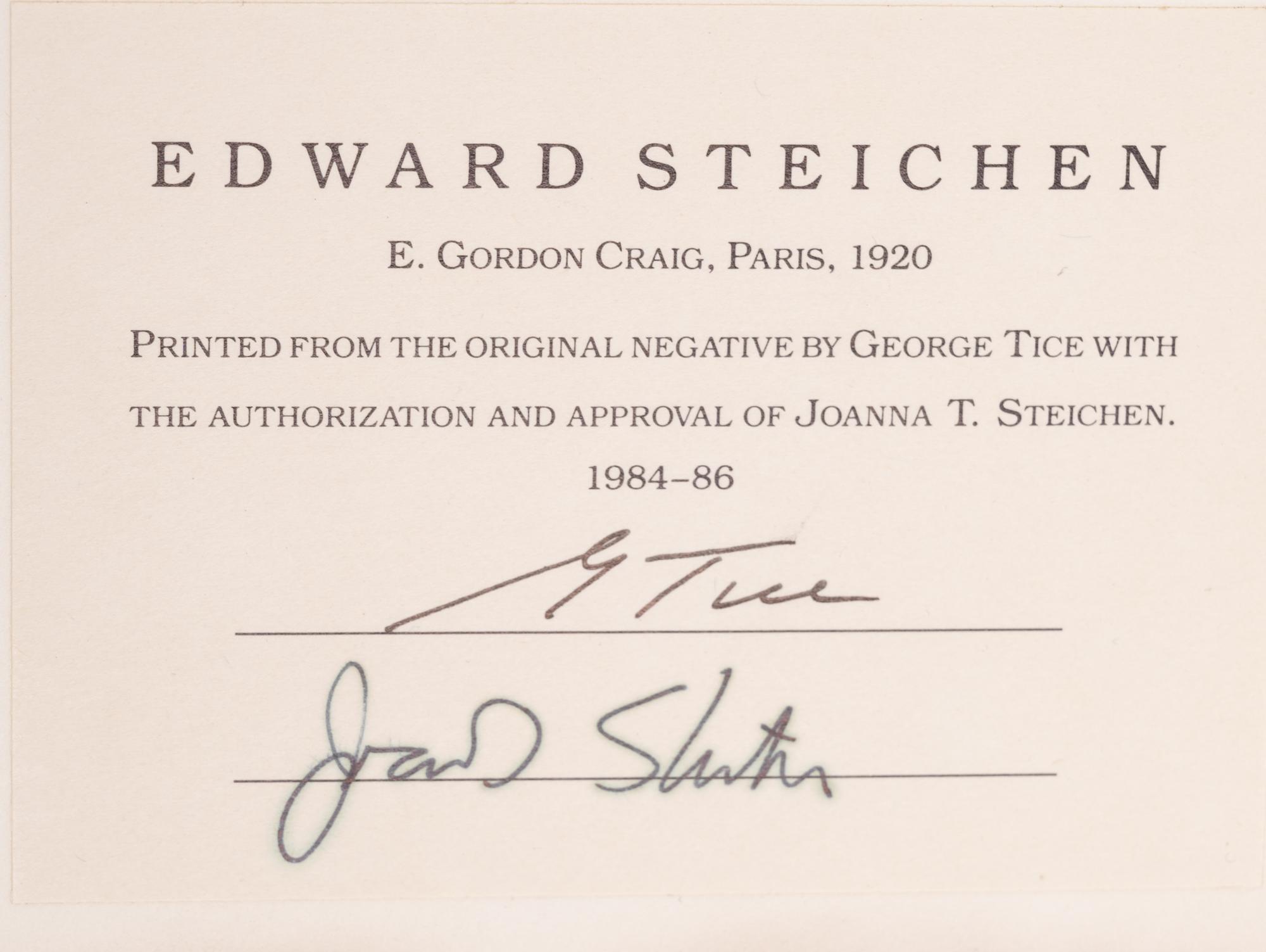 A group of seven photographs (from Harmonic Measure printed by George Tice with labels signed by George Tice and Joanna Steichen)