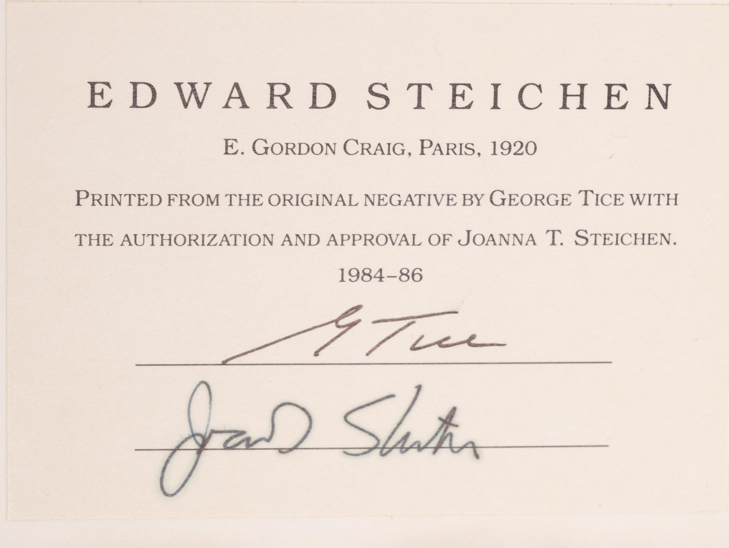 A group of seven photographs (from Harmonic Measure printed by George Tice with labels signed by George Tice and Joanna Steichen)