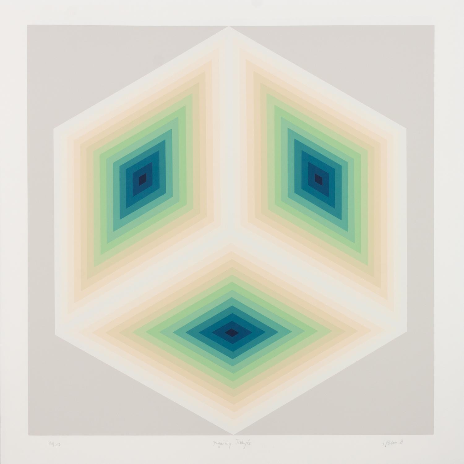A pair of prints ( Infinitive; Imaginary Triangle )