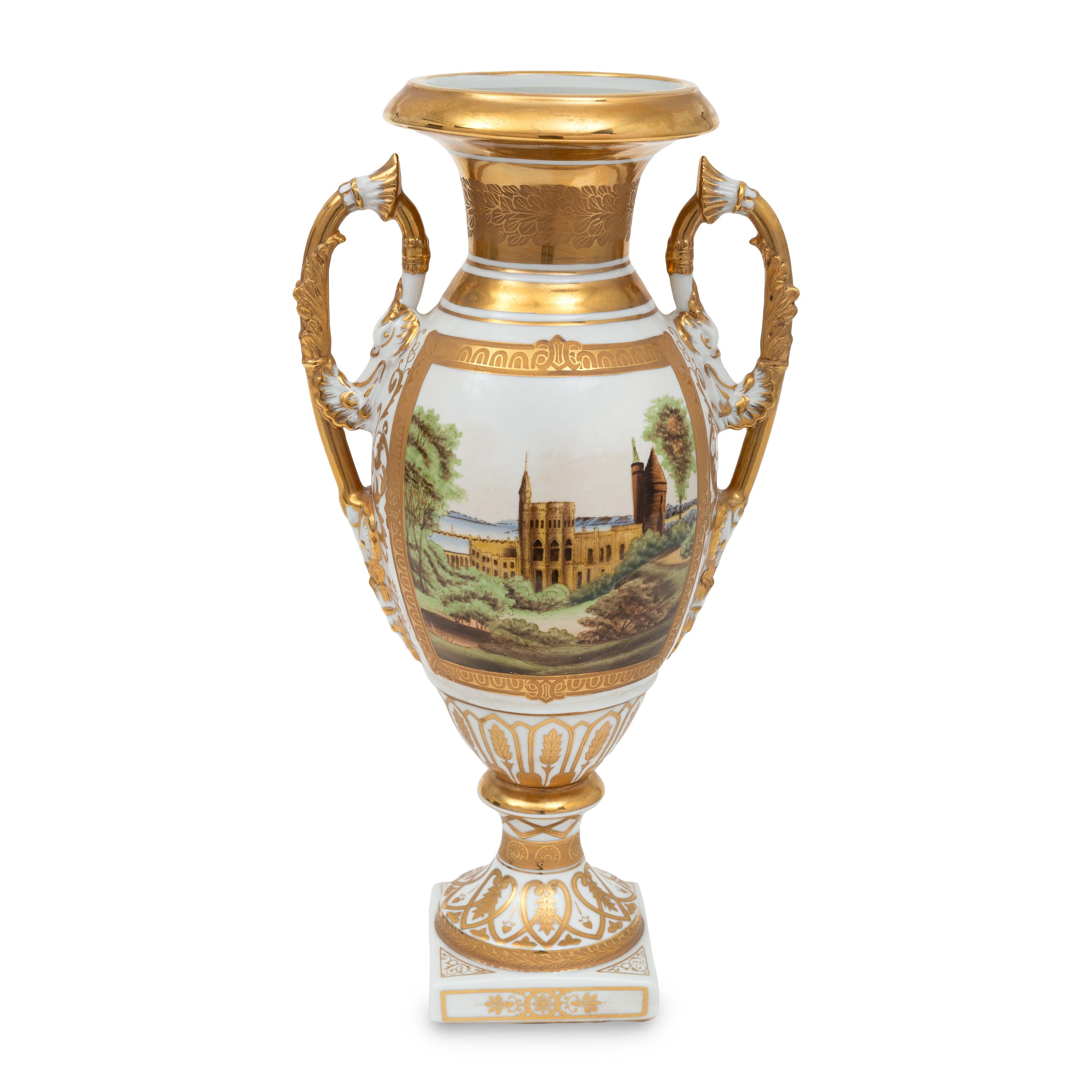 A German Porcelain Urn