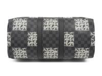 Louis Vuitton Limited Edition Keepall Bandoulière 45 in Damier Graphite, Rope, Christopher Nemeth, Fall Winter 2015-2016