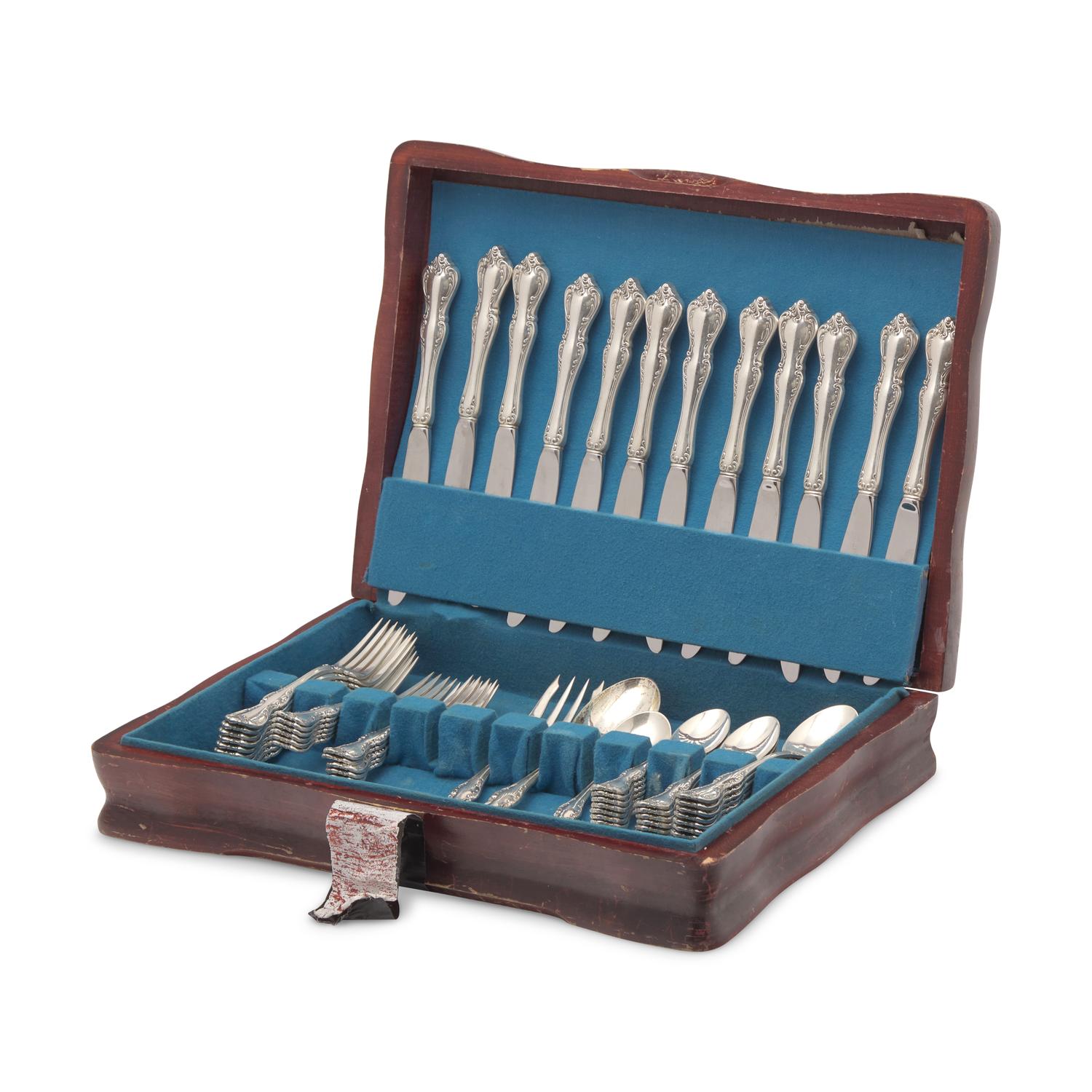 An American Silver Flatware Service