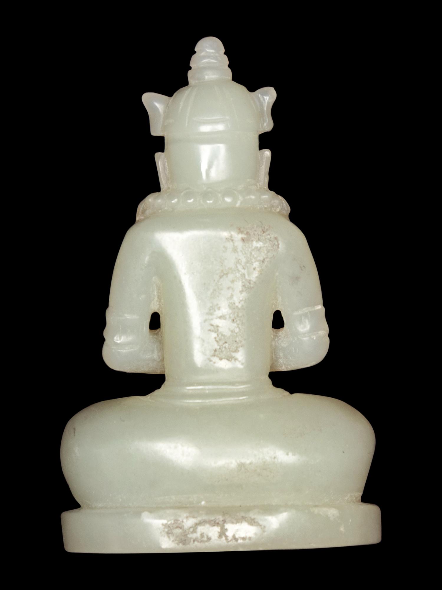 A Small Jade Figure of Buddha