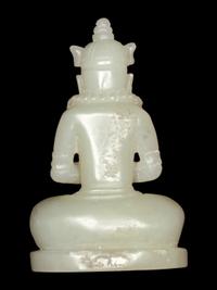A Small Jade Figure of Buddha
