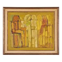 Paul Guiragossian (Lebanese, 1926-1993) — The Gossip (Commérages) , c. 1962