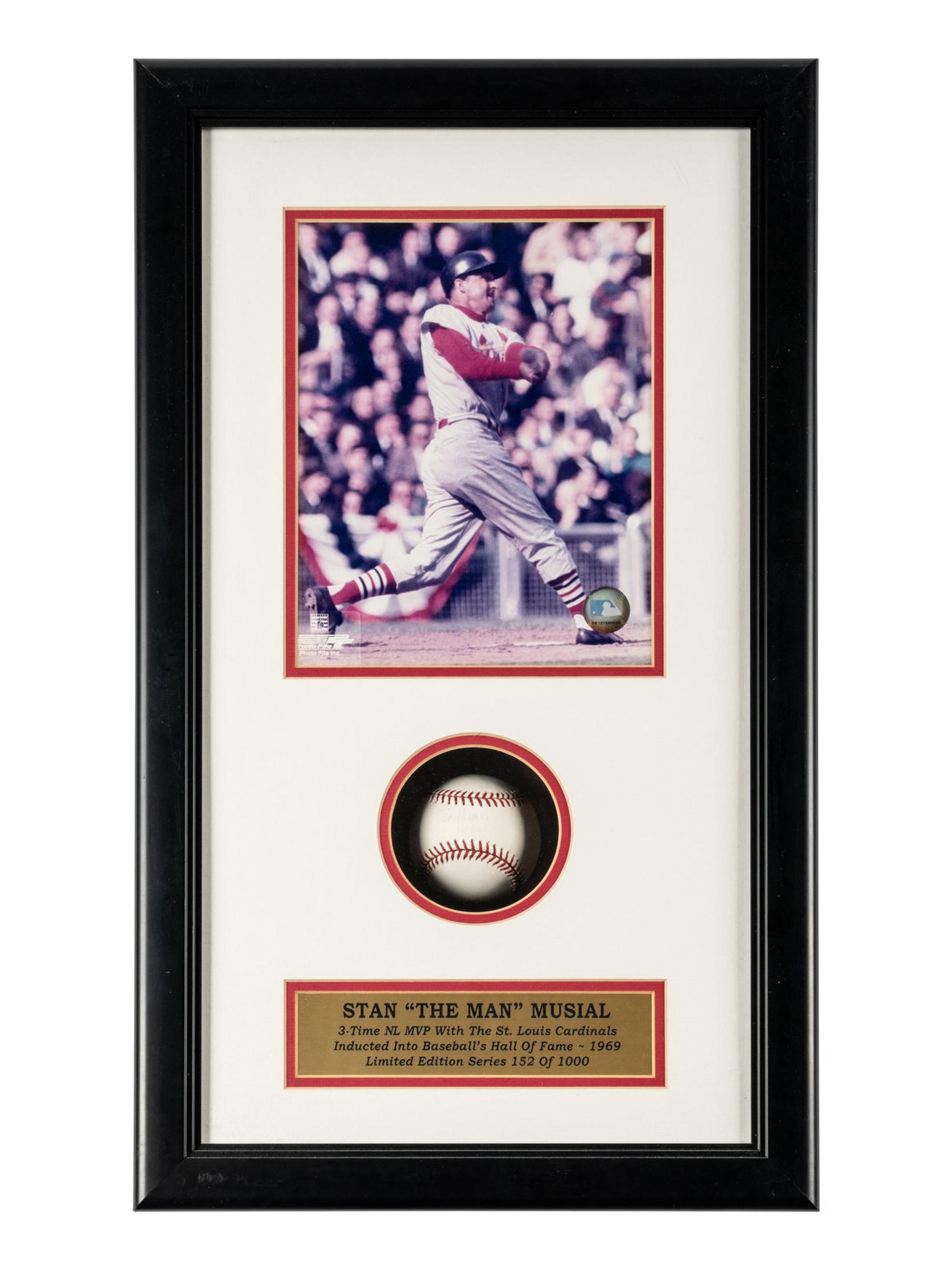 A Large Group of Stan Musial Signed Autograph Items,