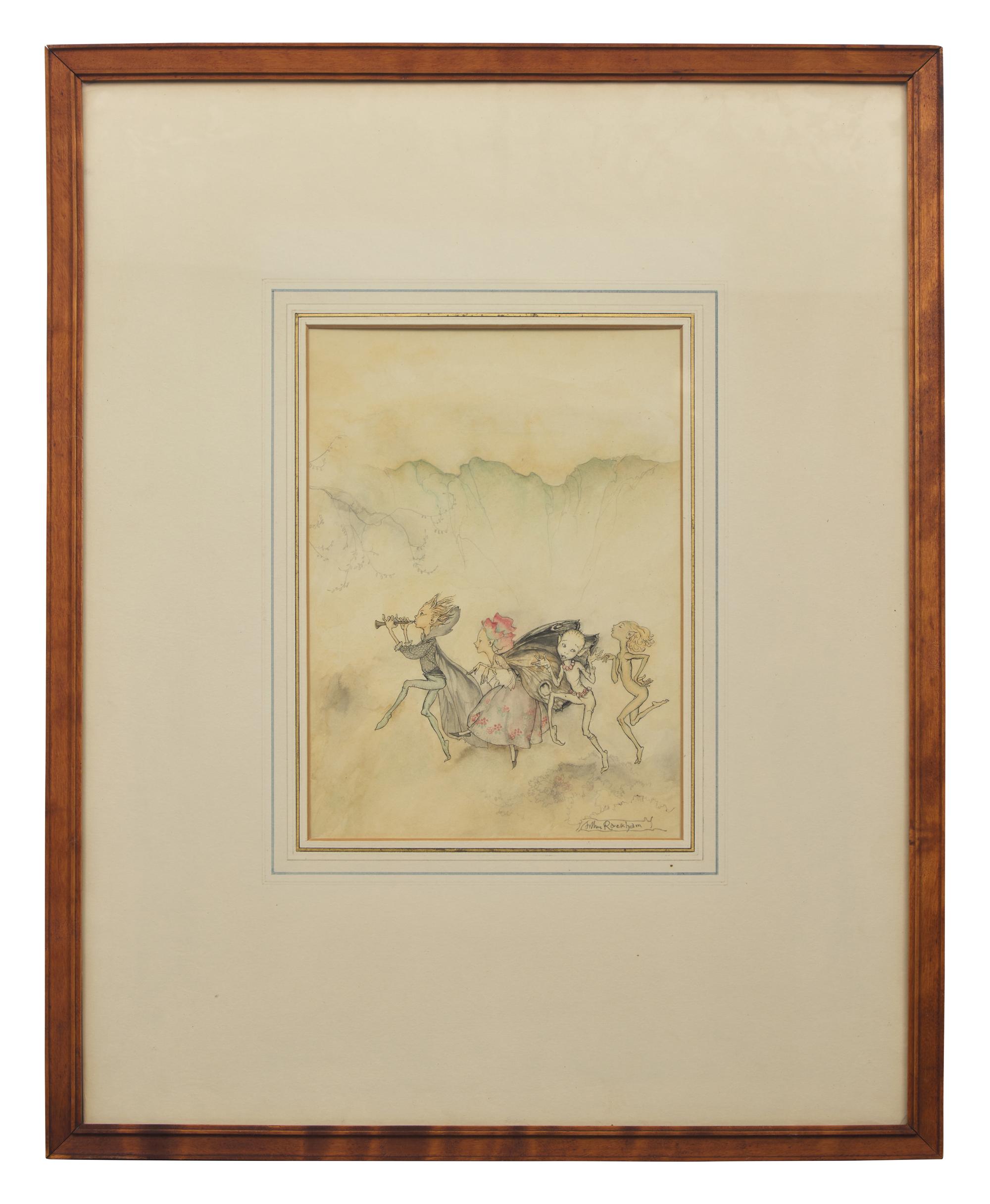 [Children's & Illustrated] Rackham, Arthur. Each one, tripping on his toe will be here with mop and mow