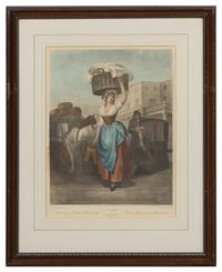 A Set of Thirteen English Mezzotint Engravings Height of tallest overall 23 inches.