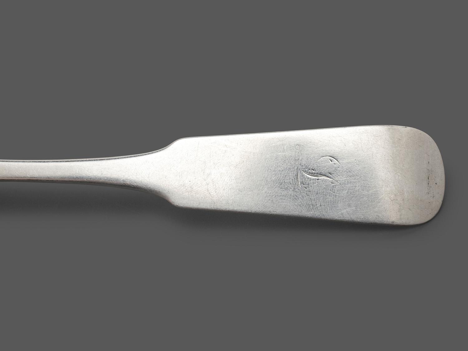 A Collection of Virginia Coin Silver Flatware
