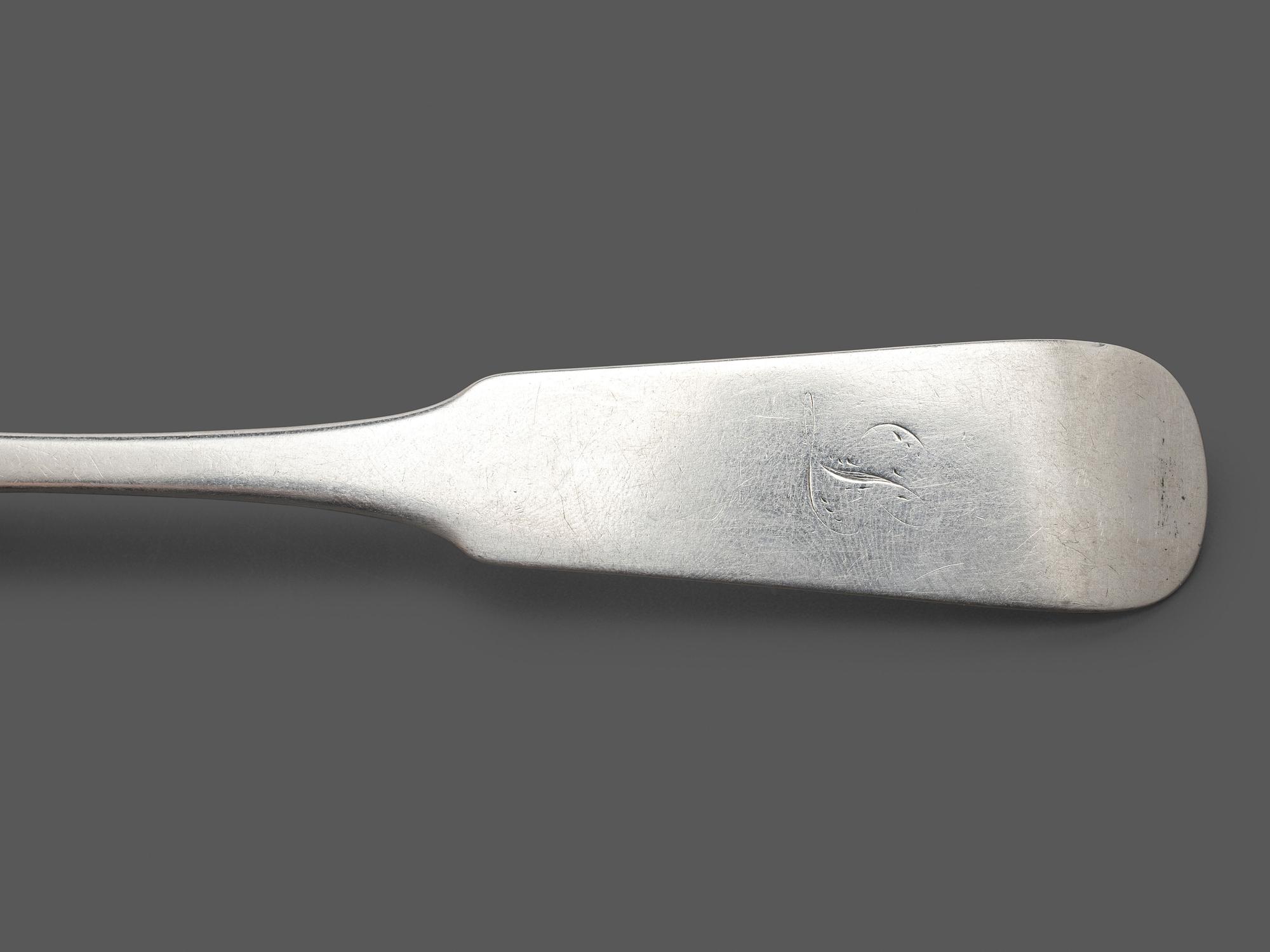 A Collection of Virginia Coin Silver Flatware