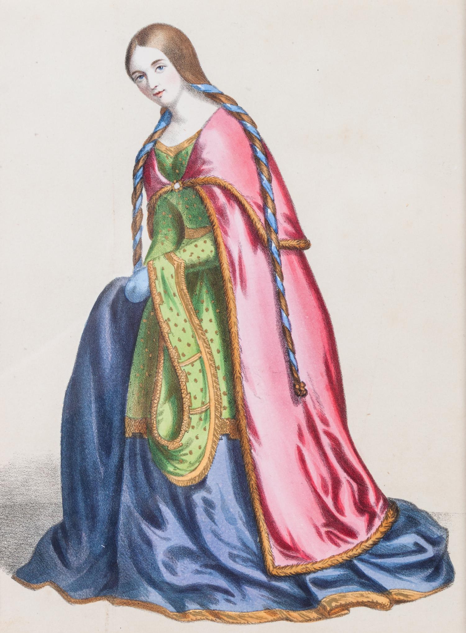 A Collection of 34 Late Georgian and Regency Style Fashion Plates Sight: 7 3/4 x 6 inches. — 20TH CENTURY