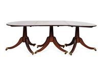 A Late George III Three Pedestal Mahogany Dining Table — EARLY 19TH CENTURY