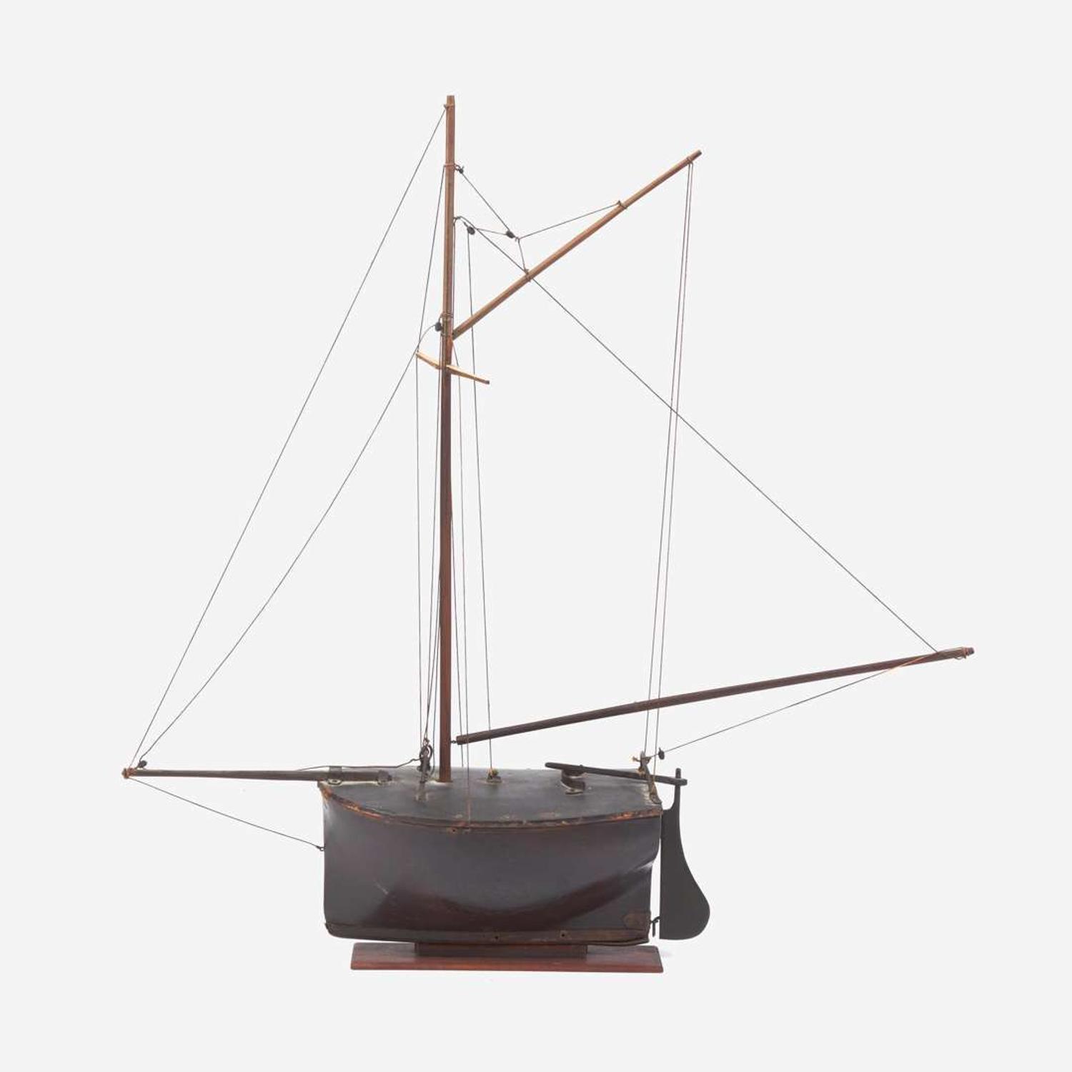 A group of three sailing ship models 19th / early 20th century