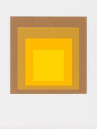 Josef Albers, (American/German, 1888-1976), Untitled (from Hommage au carre), 1964