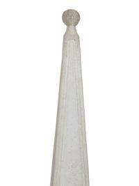 A Pair of Cast Stone Obelisks on Bases