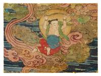 Two Fragments of a Water and Land Ritual Painting