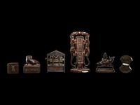 Six Japanese Bronze Articles