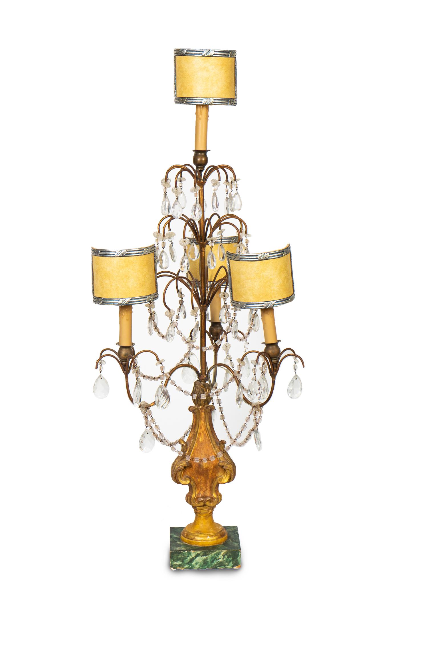 A Louis XV Style Painted Wood Girondole — LATE 19TH / EARLY 20TH CENTURY