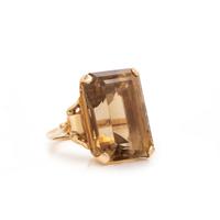 SMOKEY QUARTZ RING