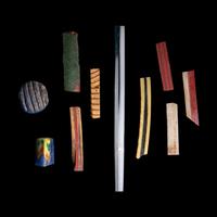 Ten Egyptian Glass Inlay Fragments